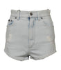 Short en denim délavé bleu clair Dolce & Gabbana