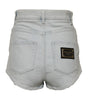 Short en denim délavé bleu clair Dolce & Gabbana