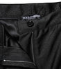 Dolce & Gabbana Black Viscose High Waisted Hot Pants Shorts