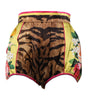 Short taille haute à fleurs multicolores Dolce &amp; Gabbana