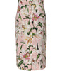 Jupe crayon mi-longue en viscose à imprimé lys rose Dolce &amp; Gabbana