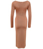 Tom Ford Orange Viscose Long