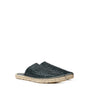 Espadrilles en cuir vert Bottega Veneta