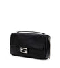 Sac à bandoulière en cuir noir Fendi
