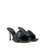 Bottega Veneta Green Leather Sandal
