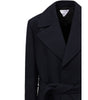 Bottega Veneta Blue Cotton Trench Coat