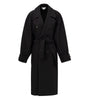 Bottega Veneta Black Cotton Trench Coat