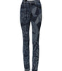 Dolce & Gabbana Blue Graphic Print Cotton Skinny Denim Jeans