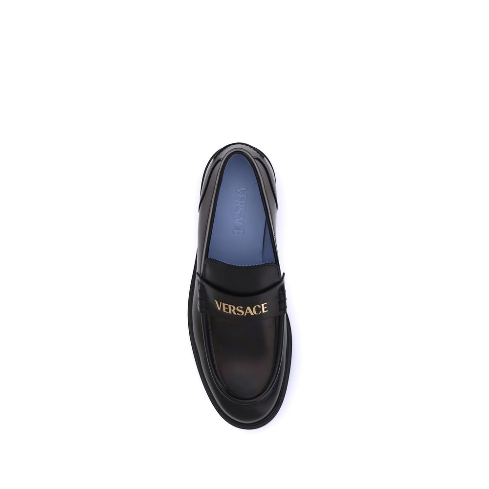 Mocassins en cuir Versace
