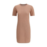 Robe midi à motif Fendi FF