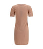 Robe midi à motif Fendi FF