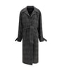 Balenciaga Check Long Coat