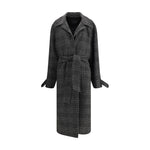 Balenciaga Check Long Coat