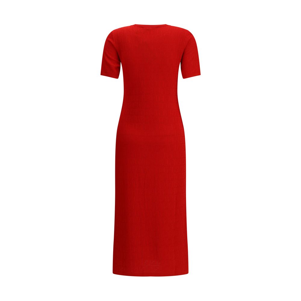 Robe midi en maille Fendi