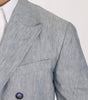 Dolce &amp; Gabbana Elegant Light Blue Double Breasted Blazer