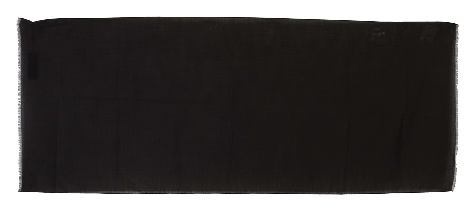 Dolce & Gabbana Brown Virgin Wool Striped Pattern Wrap Scarf