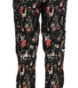Dolce & Gabbana Red Musical Instrument Print Sleepwear Pants