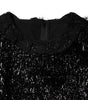 Dolce & Gabbana Metallic Black Polyester A-line Midi Dress