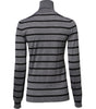 Dolce & Gabbana Gray Floral Embroidery Pullover Sweater