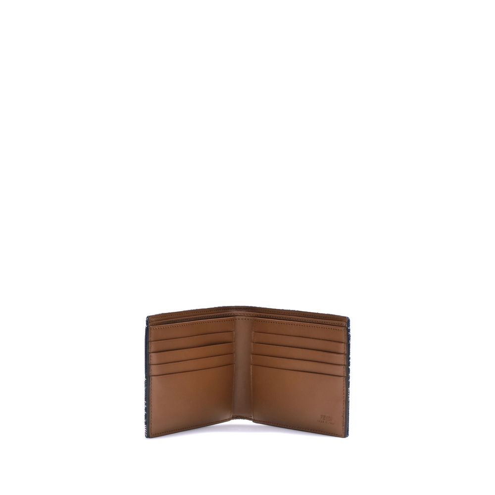 Portefeuille en jean Fendi
