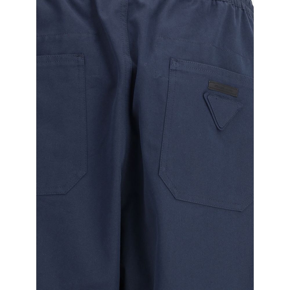 Pantalon en coton Prada