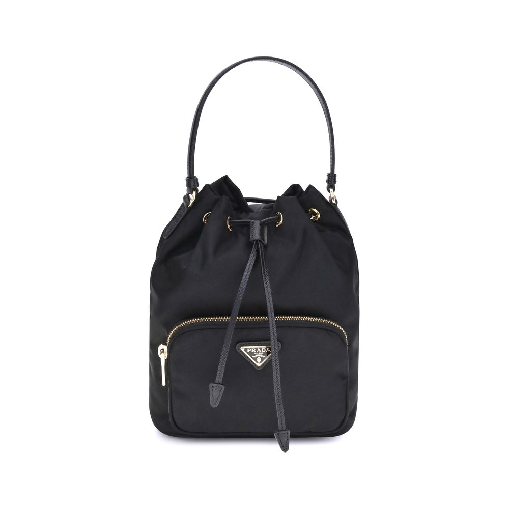 Sac seau Prada en nylon recyclé