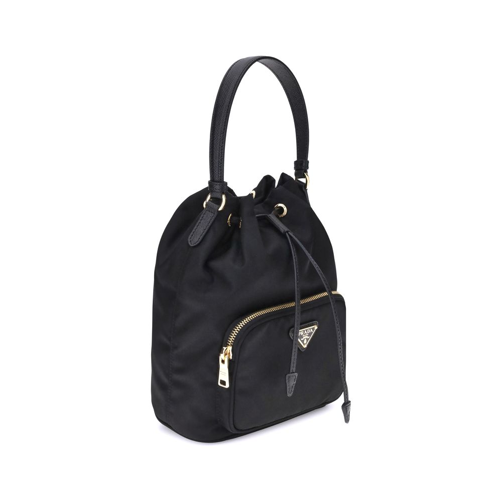 Sac seau Prada en nylon recyclé
