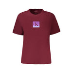 Hauts et t-shirts en coton rouge Calvin Klein