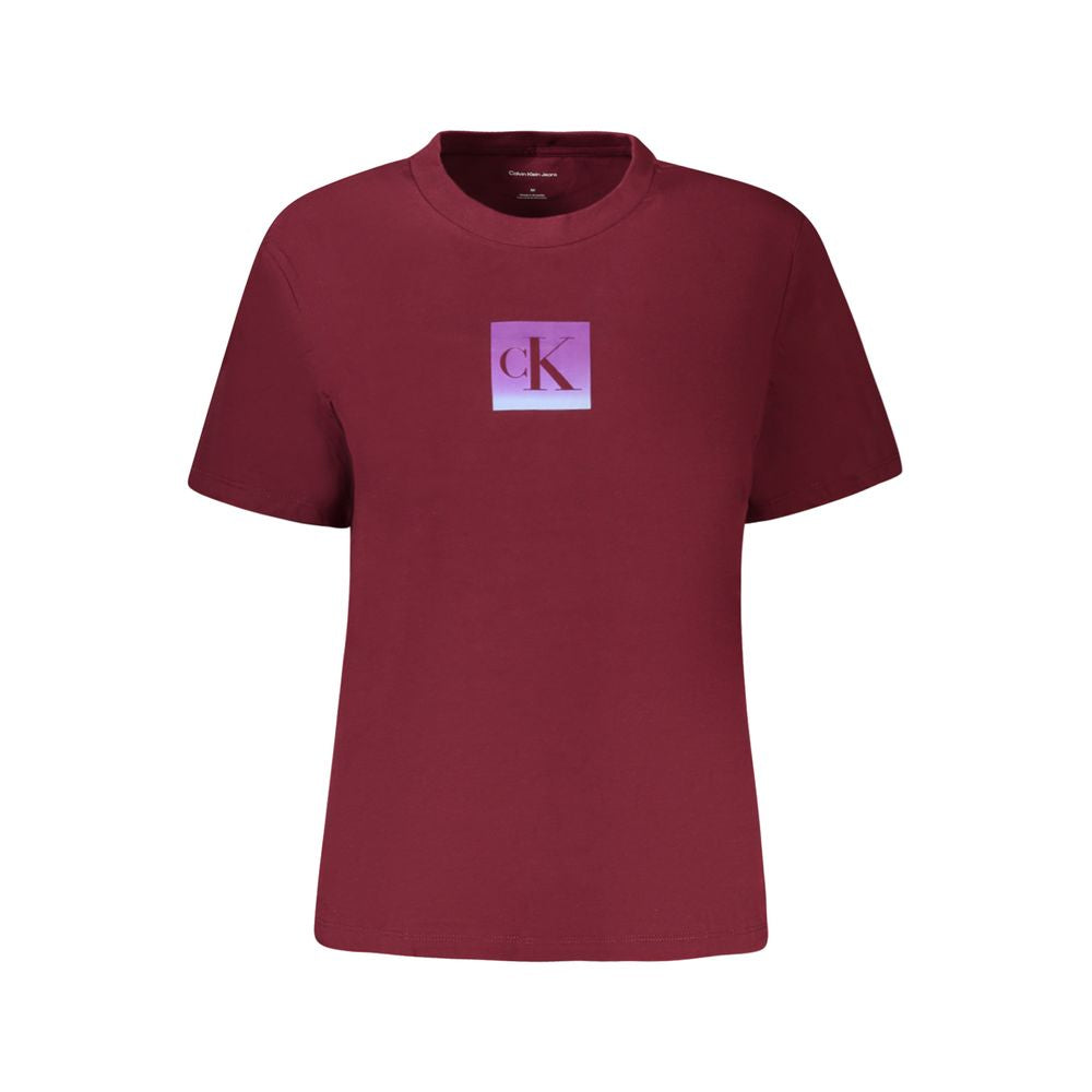 Hauts et t-shirts en coton rouge Calvin Klein