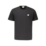 T-shirt en coton noir Calvin Klein