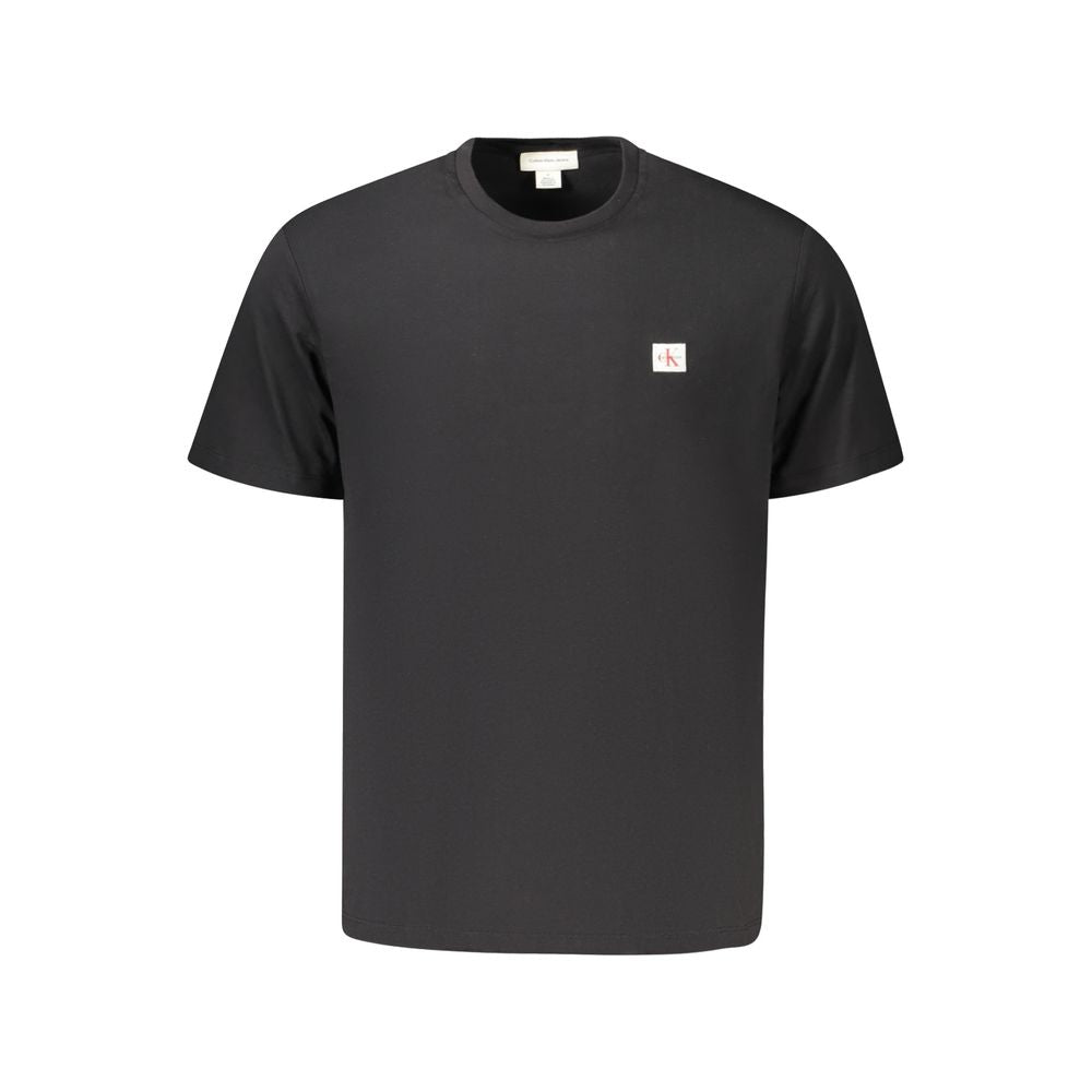 T-shirt en coton noir Calvin Klein