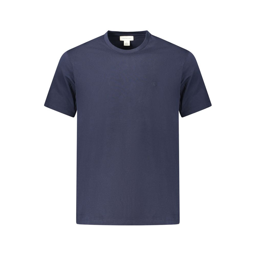 T-shirt en coton bleu Calvin Klein