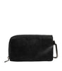 Pochette porte-clés Dolce & Gabbana en nylon noir avec logo