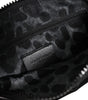 Pochette porte-clés Dolce & Gabbana en nylon noir avec logo