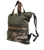 Dolce & Gabbana Military Green Patchwork Rucksack Backpack Bag