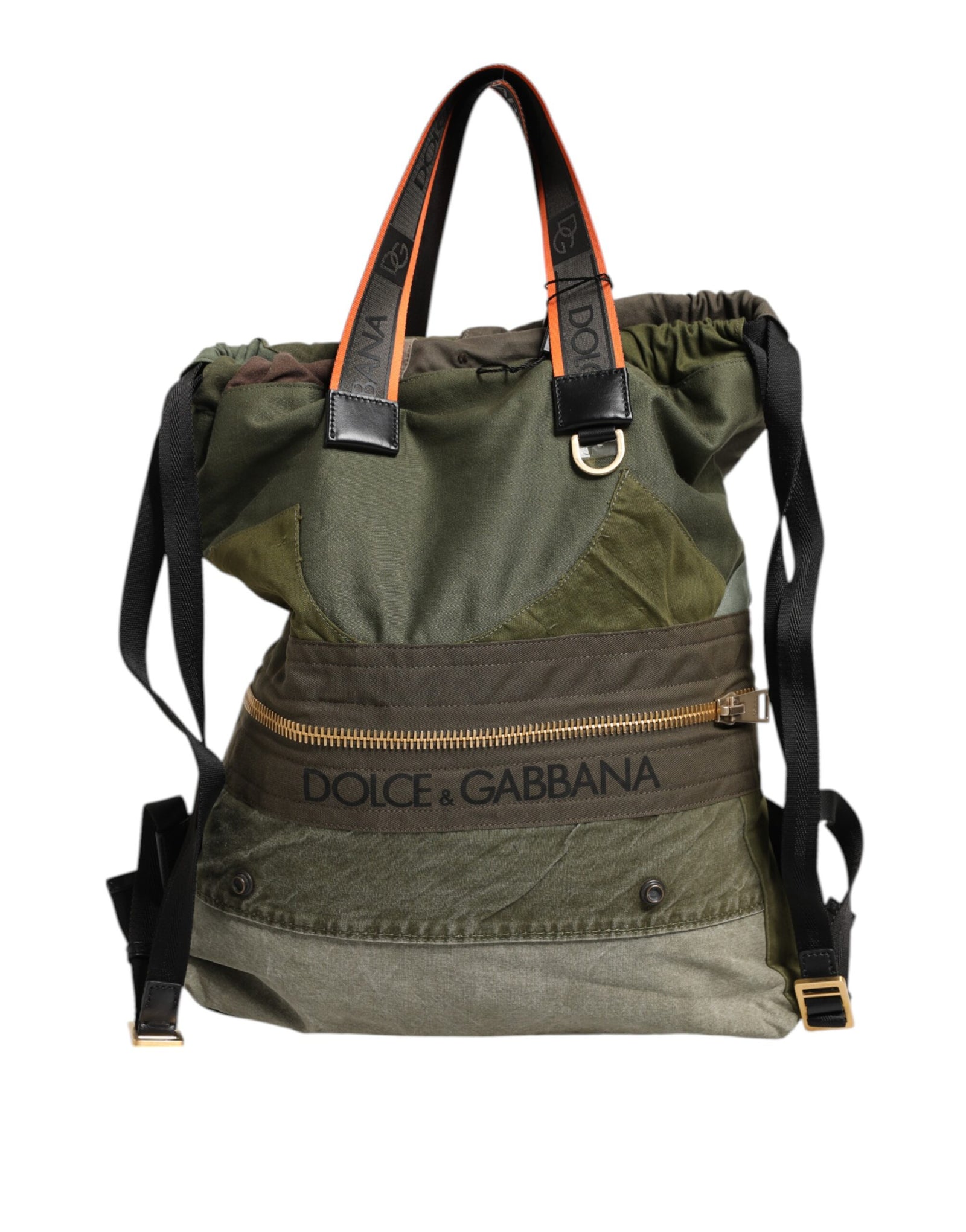 Cartera continental de piel de avestruz verde Dolce & Gabbana Exquisite