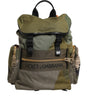 Dolce & Gabbana Military Green Patchwork Rucksack Backpack Bag