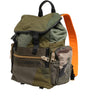Dolce & Gabbana Military Green Patchwork Rucksack Backpack Bag
