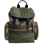 Dolce & Gabbana Military Green Patchwork Rucksack Backpack Bag