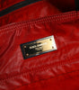 Cartera continental de piel de avestruz verde Dolce & Gabbana Exquisite