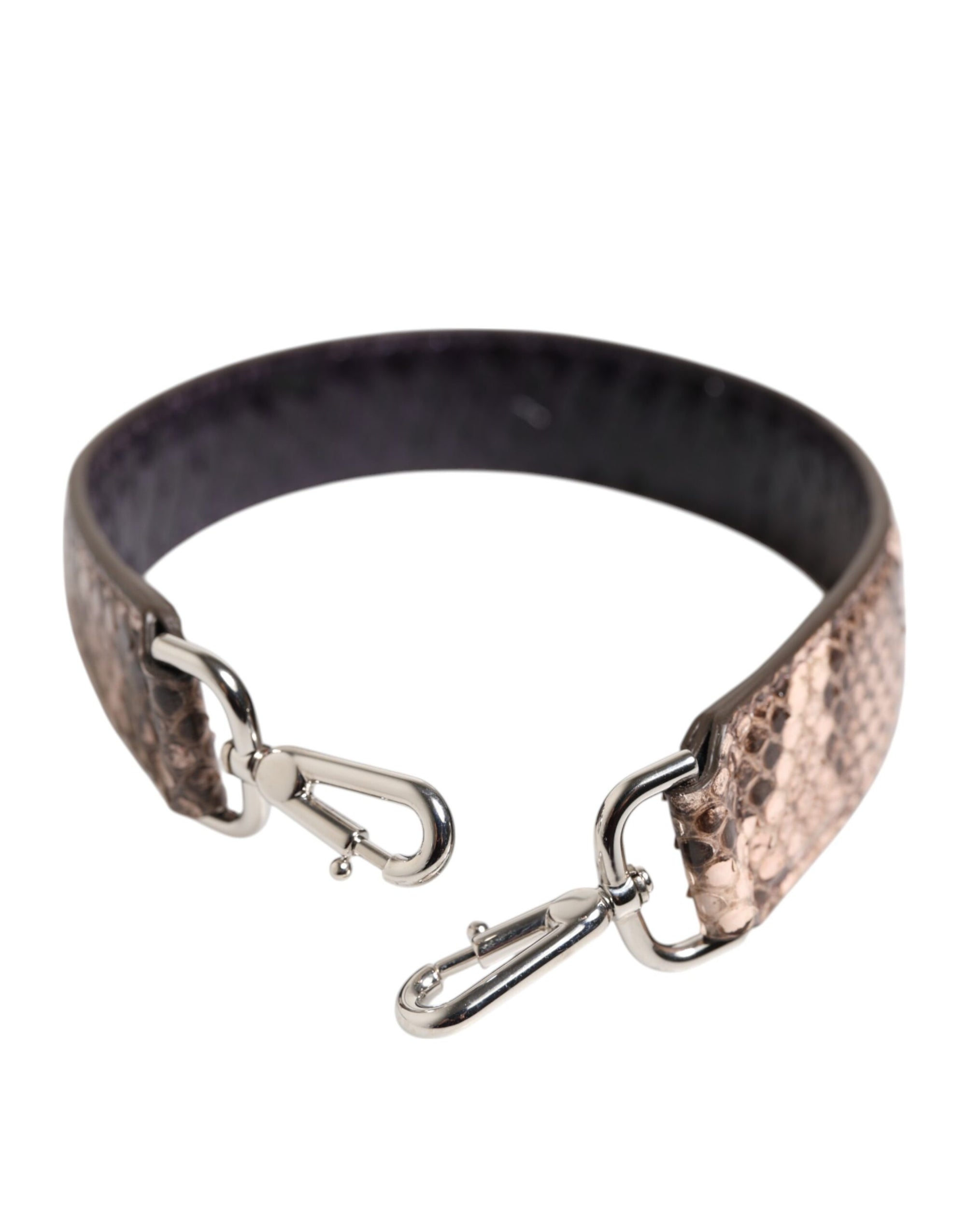 Bandoulière accessoire pour sac à main en cuir exotique marron Dolce &amp; Gabbana