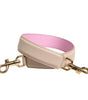 Bandoulière accessoire pour sac à main en cuir beige rose Dolce &amp; Gabbana