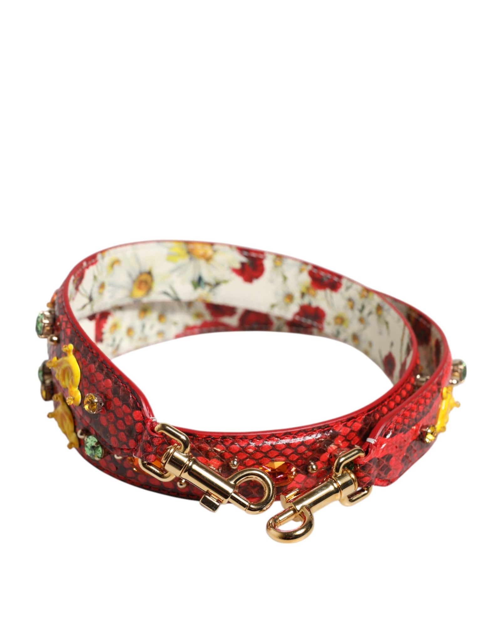 Bandoulière pour sac à main Dolce &amp; Gabbana à ornements multicolores