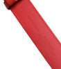 Ceinture Dolce &amp; Gabbana en cuir rouge avec boucle en métal doré DG Amore