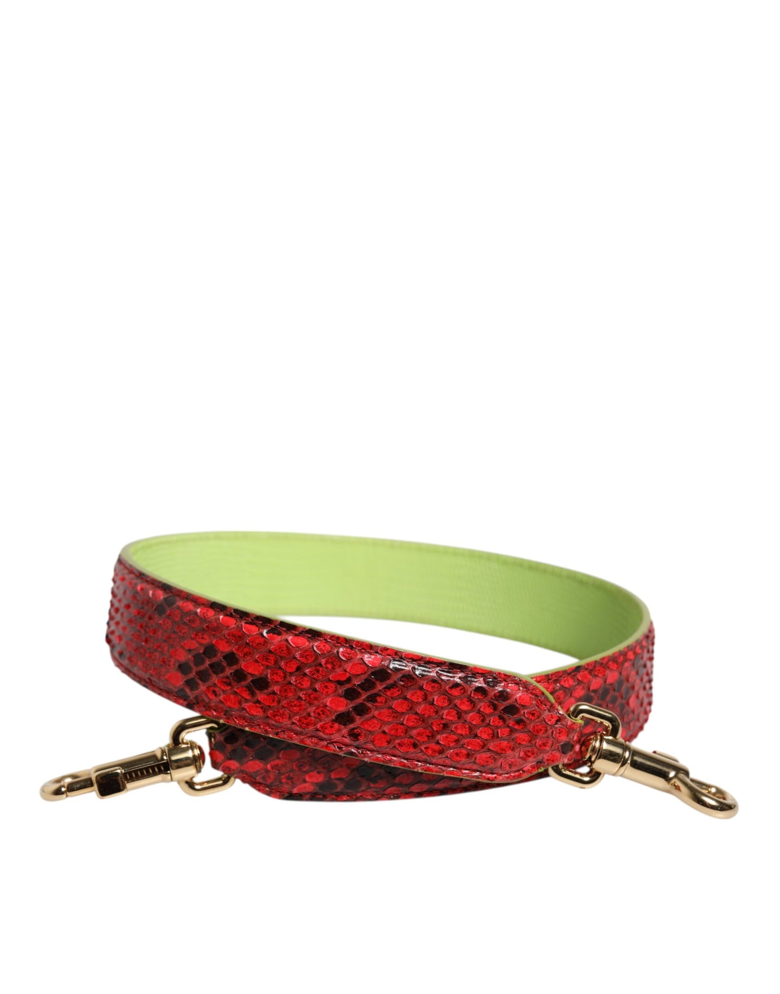 Bandoulière accessoire pour sac à main en cuir exotique rouge Dolce &amp; Gabbana