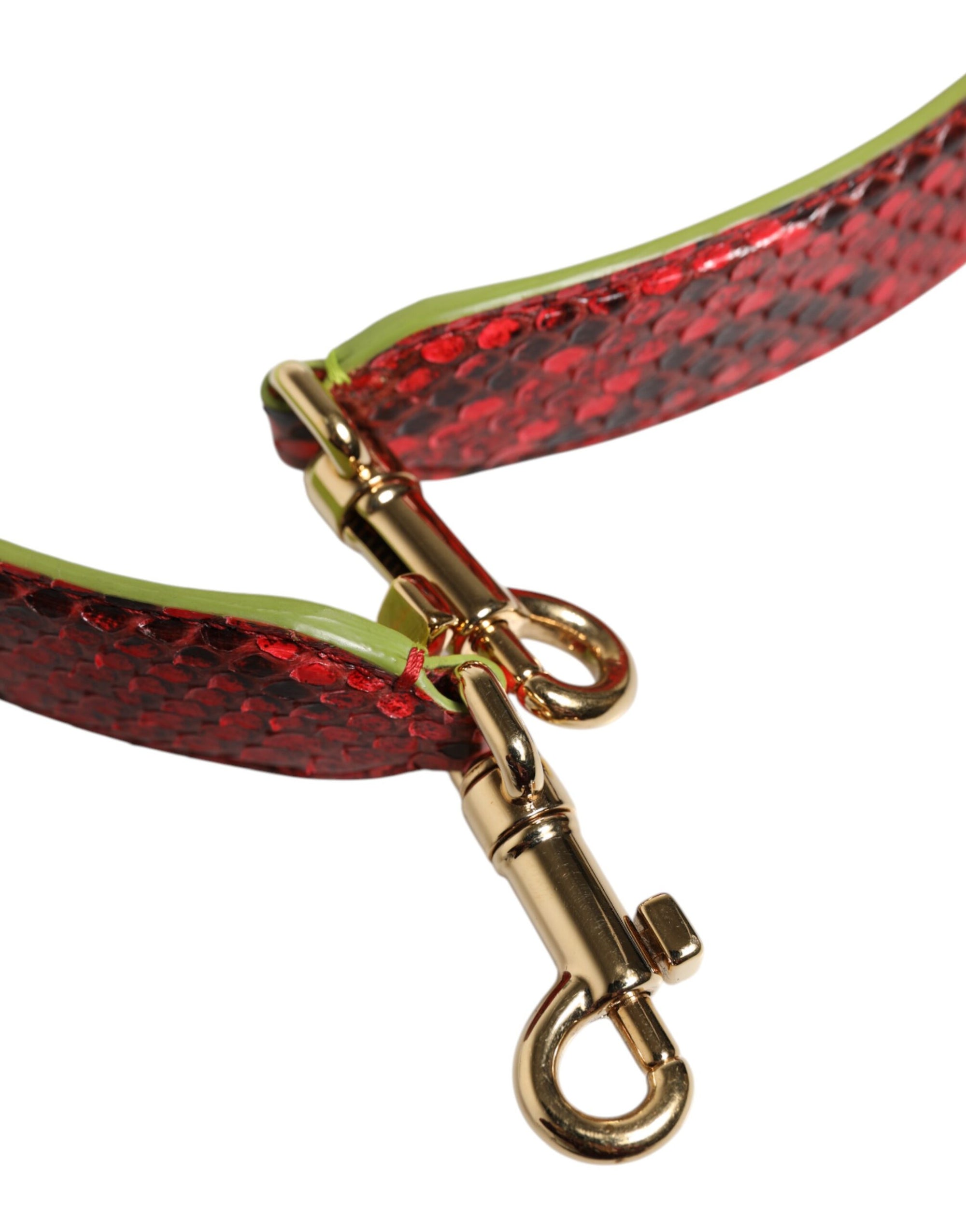 Bandoulière accessoire pour sac à main en cuir exotique rouge Dolce &amp; Gabbana