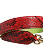 Bandoulière accessoire pour sac à main en cuir exotique rouge Dolce &amp; Gabbana