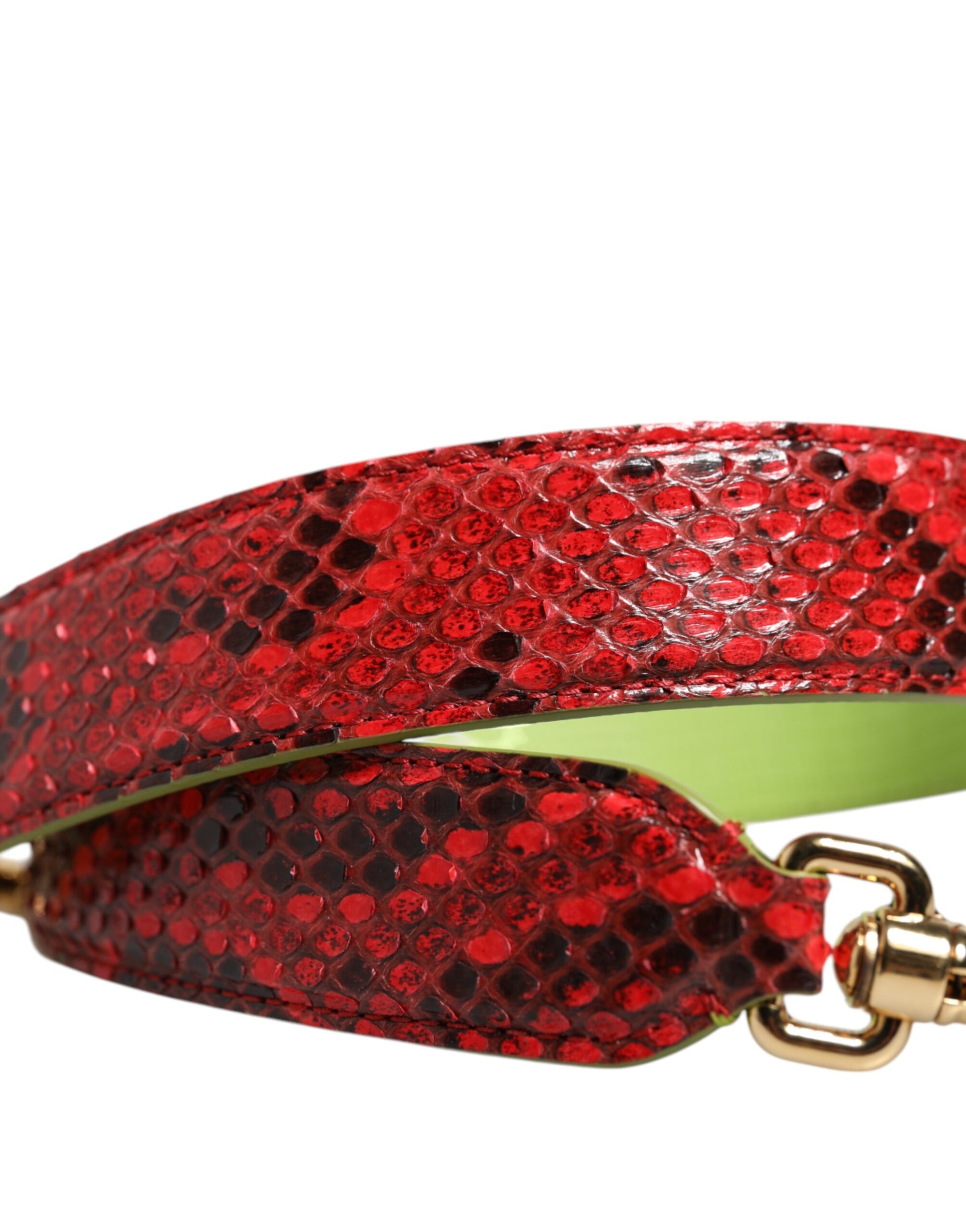Bandoulière accessoire pour sac à main en cuir exotique rouge Dolce &amp; Gabbana