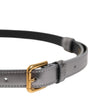 Ceinture à boucle en métal gravée du logo argenté Dolce &amp; Gabbana