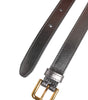Ceinture à boucle en métal gravée du logo argenté Dolce &amp; Gabbana
